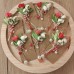 Martisor Brosa Handmade - flori pe snur