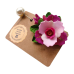 Martisor pentru doamna invatatoare - model floral deosebit