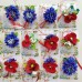 Mărțișor handmade cu flori de mac