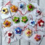 Martisor Fimo - model floral, lucrat manual, unicat, modele diferite