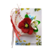 Martisor mesaj cu flori de mac
