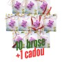 Mărțișoare pentru copii - ursuleți în nuante de roz si lila