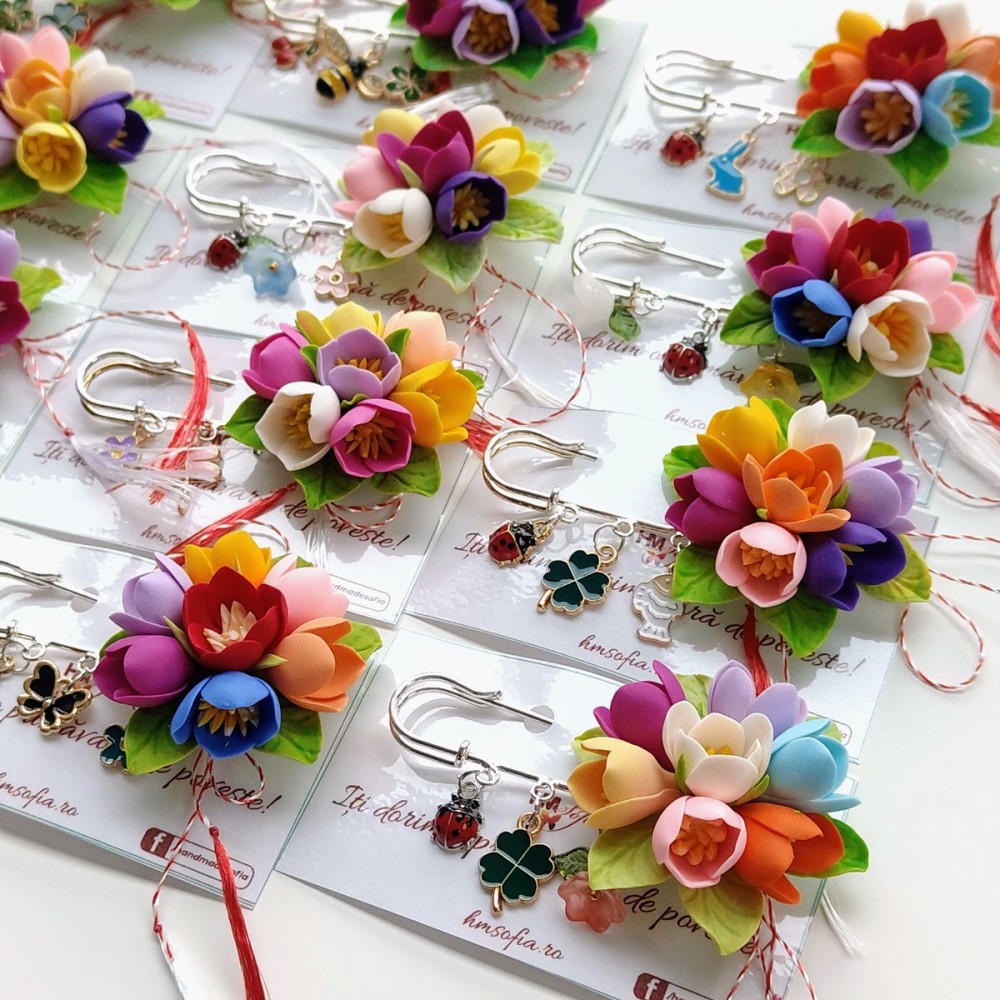 Brose elegante, multicolore - Branduse