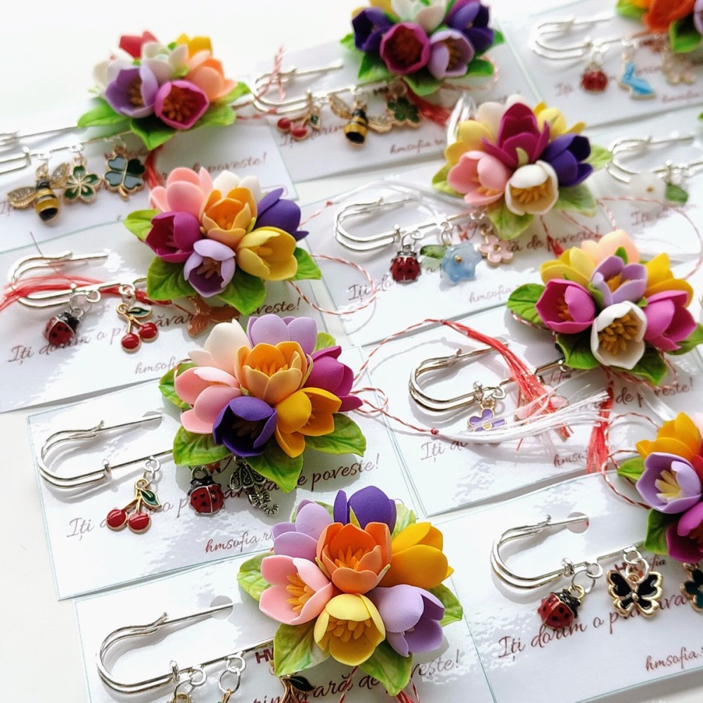 Brose elegante, multicolore - Branduse