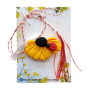 Mărțișor | broșă handmade - floarea soarelui