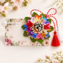 Martisor handmade - buchet de flori multicolore