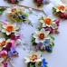 Brosa martisor cu narcise si liliac - modele unicat