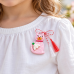 Martisor Pisica Aristocrată - Broșă Elegantă cu Ghiocel