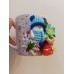 Cană personalizată de Crăciun în formă de om de zăpadă și clopoței