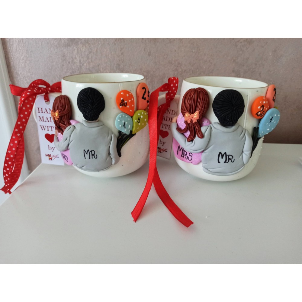 Cană personalizată: soț și soție - aniversare căsătorie