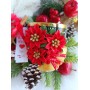 Cană personalizată de Crăciun - Clopoței de Crăciun și floarea Crăciunului