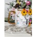 Cană personalizabilă doctor / asistent uniformă culoare alb cu pastiluțe și stetoscop