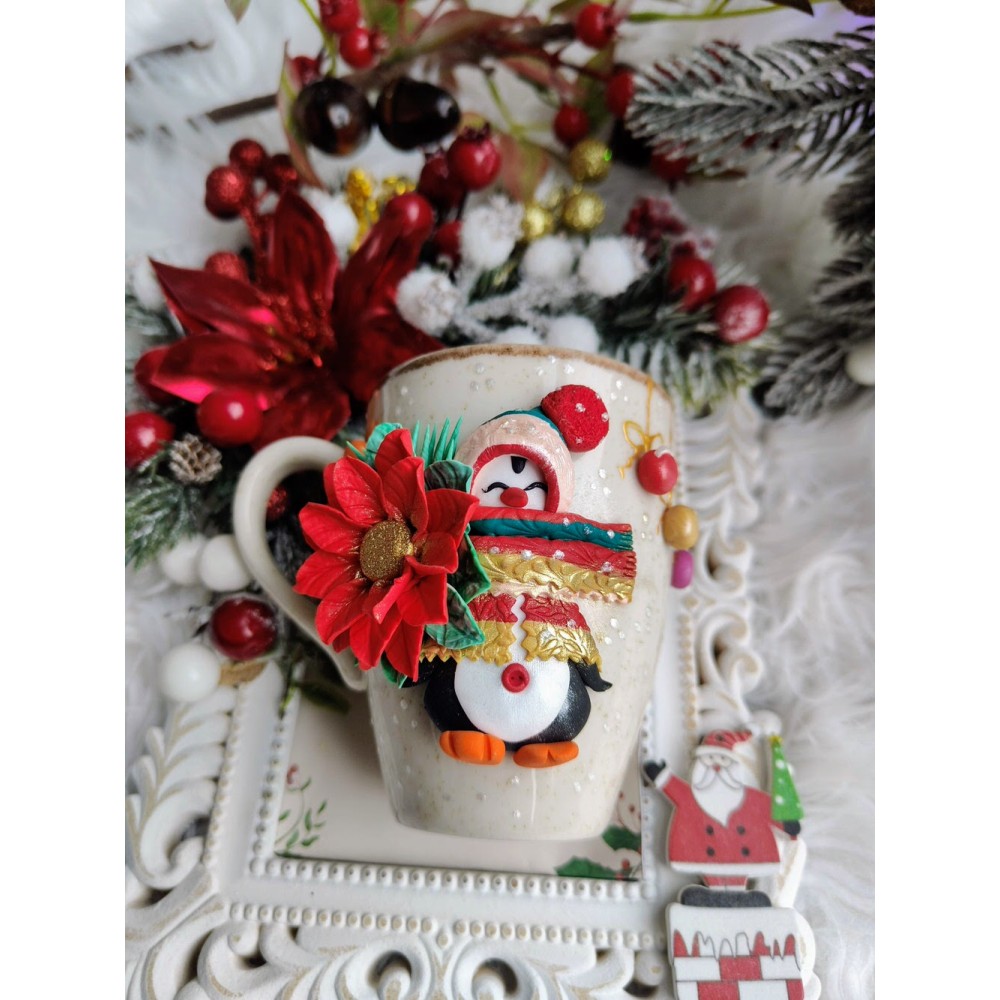 Cadou de Crăciun pentru Soție - Cană personalizată de Crăciun cu mesaj
