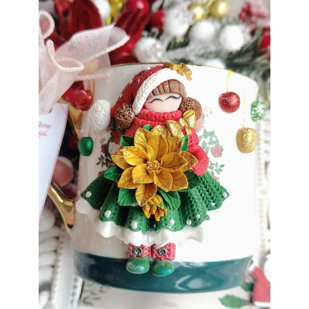 Cană de Crăciun - Merry, soția lui Moș Crăciun | HMSofia