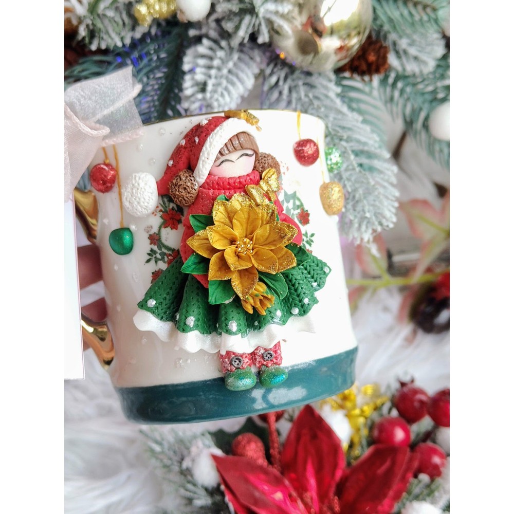 Cană de Crăciun - Merry, soția lui Moș Crăciun | HMSofia