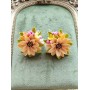 Cercei mari - cu motive florale