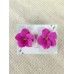 Cercei cu șurub - orchid pink