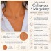 Colier Minimalist, Handmade, cu 3 Mărgeluțe – Design Elegant