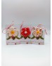Martisor | brosa handmade cu flori - anemone 