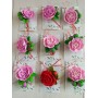 Martisor | brosa handmade - floare de bujor