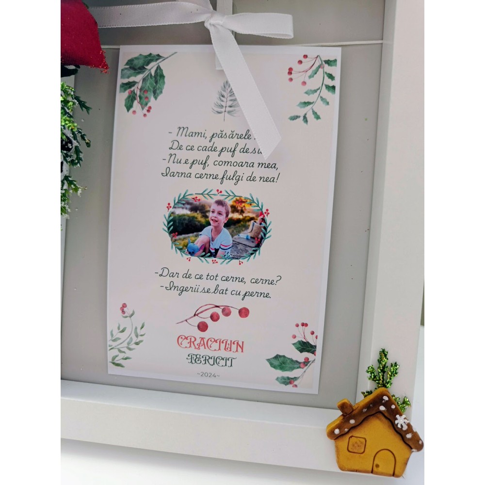 Cadou de Crăciun personalizat handmade - cu poze si mesaj
