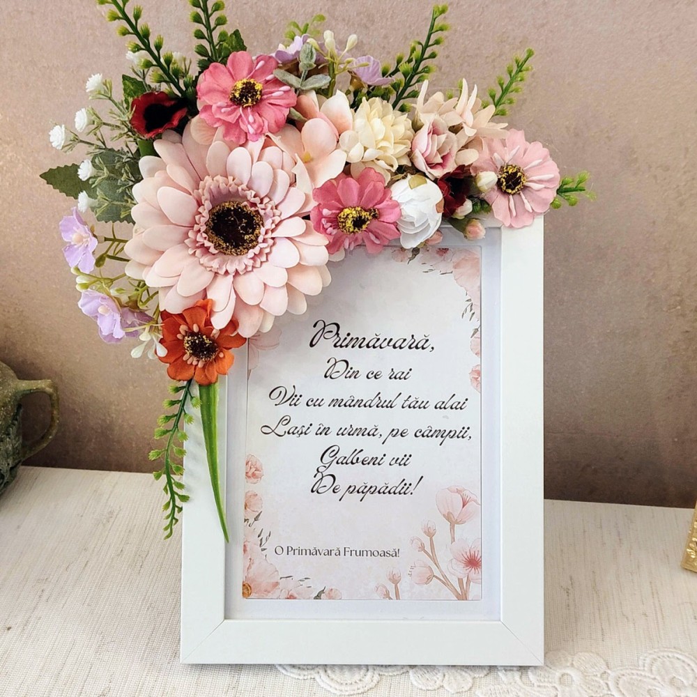 Cadou Invatatoare 1 Martie - Rama foto personalizată