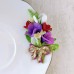 Cadou pentru Iubitorii de Cafea - Set Elegant cu Flori de Lămâiță și Buburuze