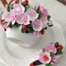Idee de cadou: Set floral ceasca și farfurioară 