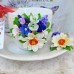 Set cadou educatoare: ceasca cafea si farfurioara Decorate Handmade
