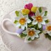 Idee de cadou: Set floral ceasca și farfurioară 