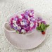 Set cadou educatoare: ceasca cafea si farfurioara Decorate Handmade