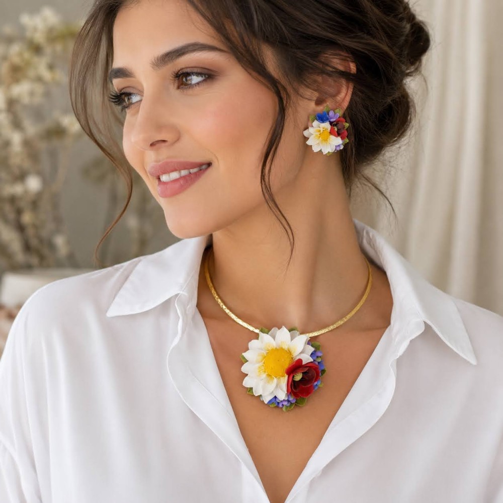 Set Bijuterii Handmade – Flori de Vara