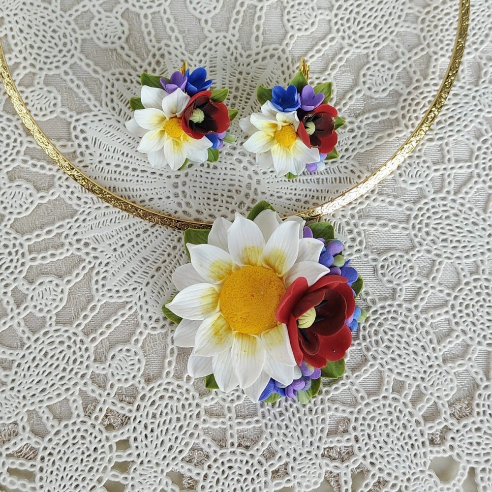 Set Bijuterii Handmade – Flori de Vara