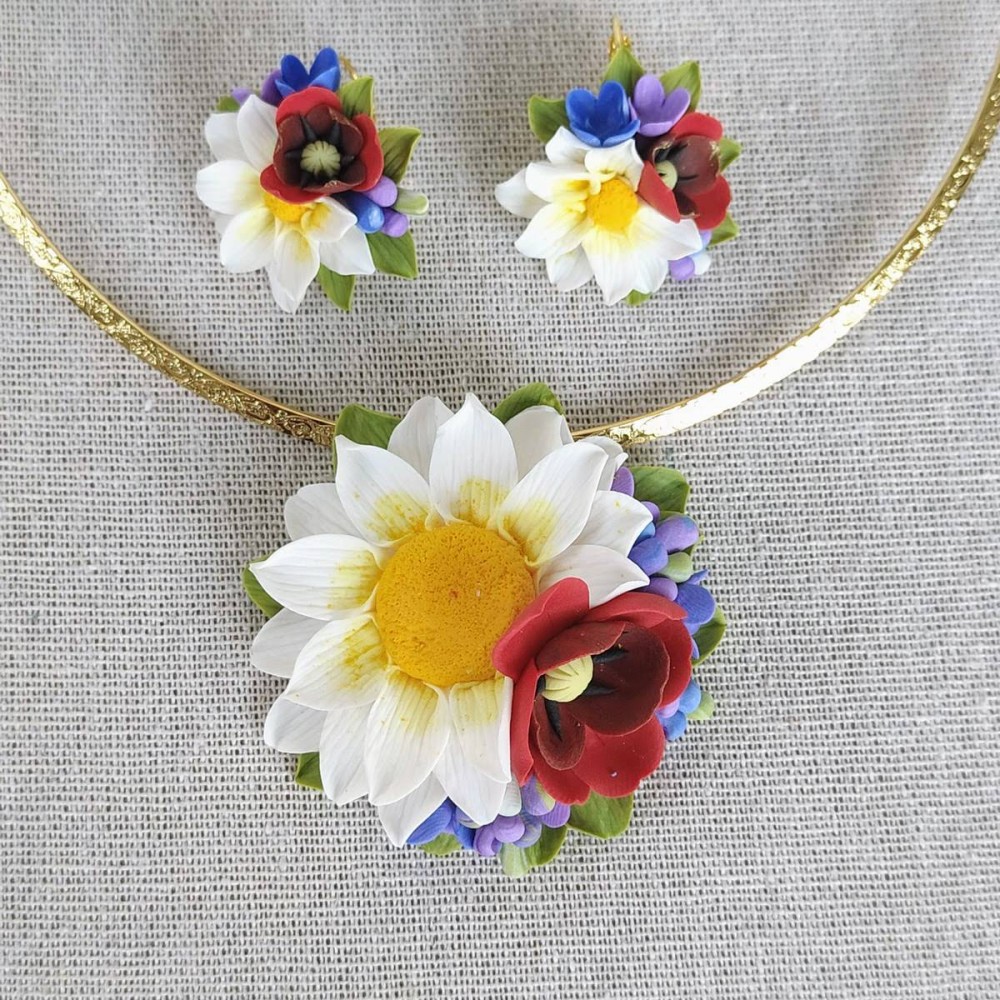 Set Bijuterii Handmade – Flori de Vara