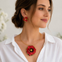 Set Handmade Flori de Mac – Accesorii Elegante Inspirate din Natură