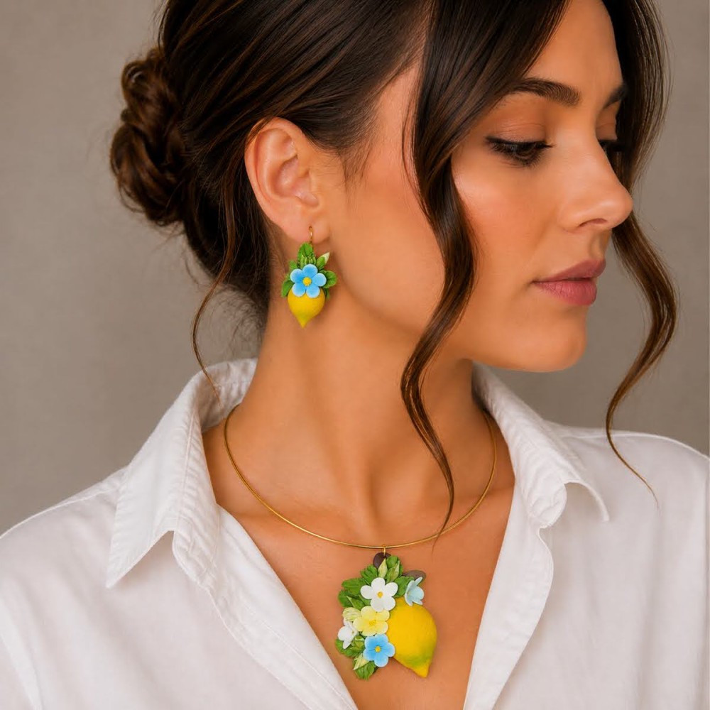 Set Lamai – Cercei și Colier Elegant - Colectia Limone 2026