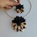 Set Bijuterii Handmade – Black chrysanthemum