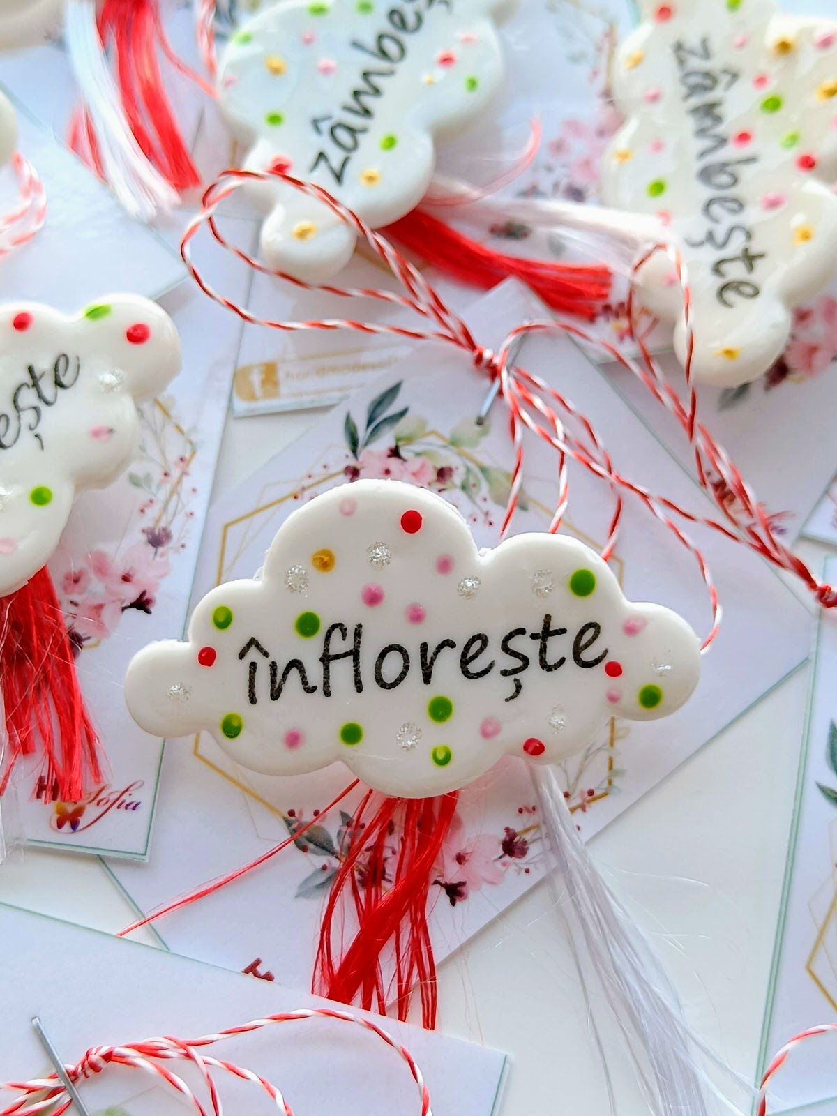 Martisor Norisor cu Mesaj- Infloreste