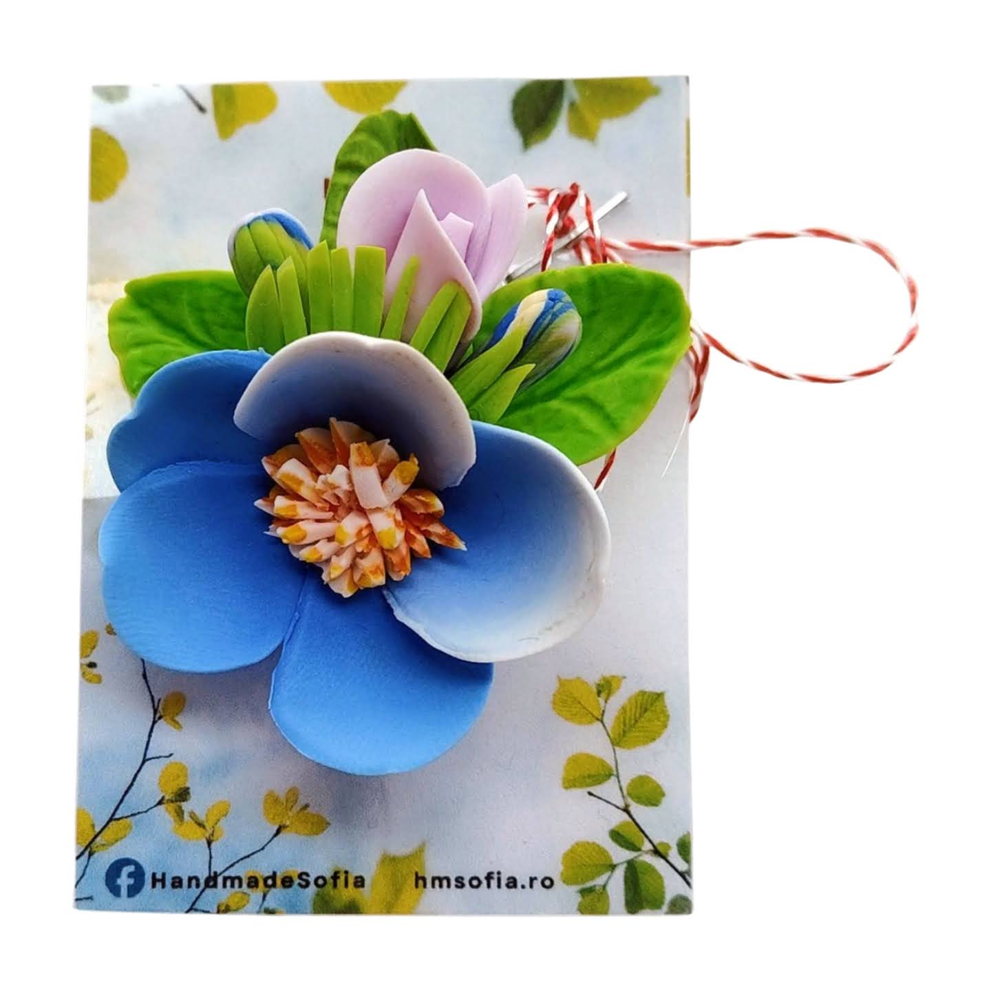 Mărțișor flori anemone