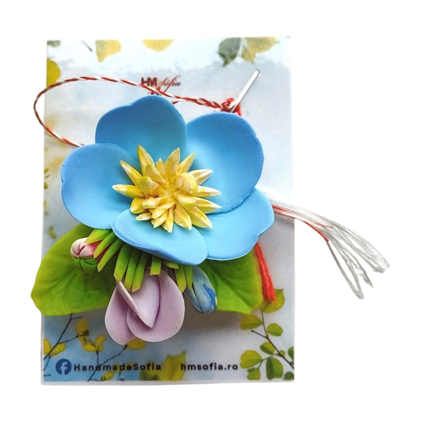 Mărțișor flori anemone