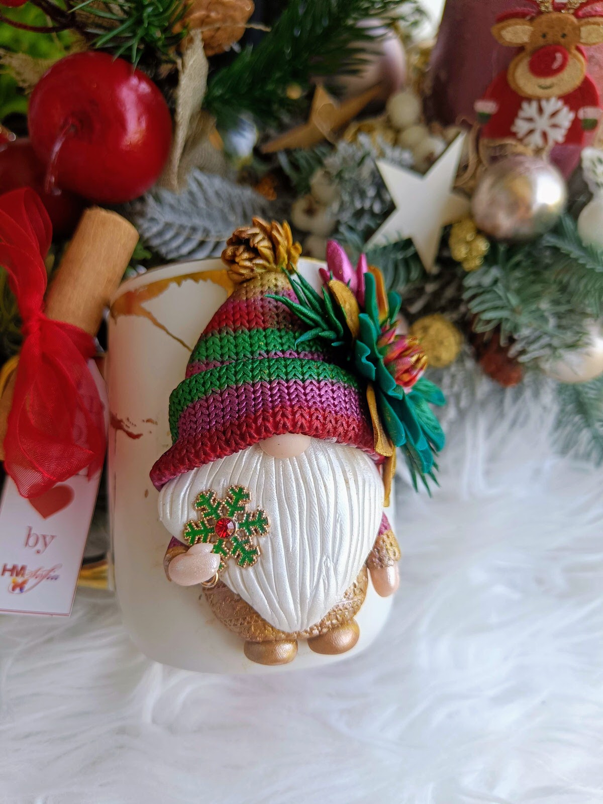 Cană personalizată 3D cu Gnomi drăguți