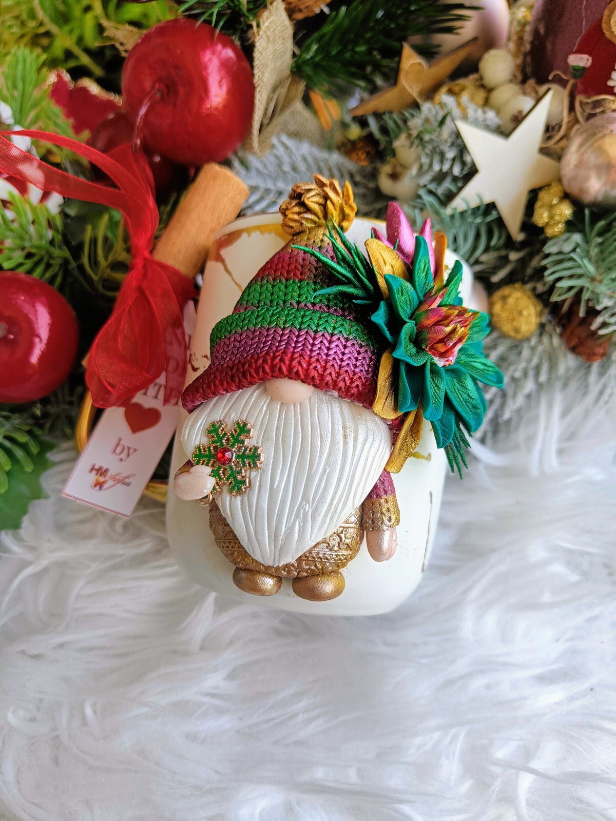 Cană personalizată 3D cu Gnomi drăguți