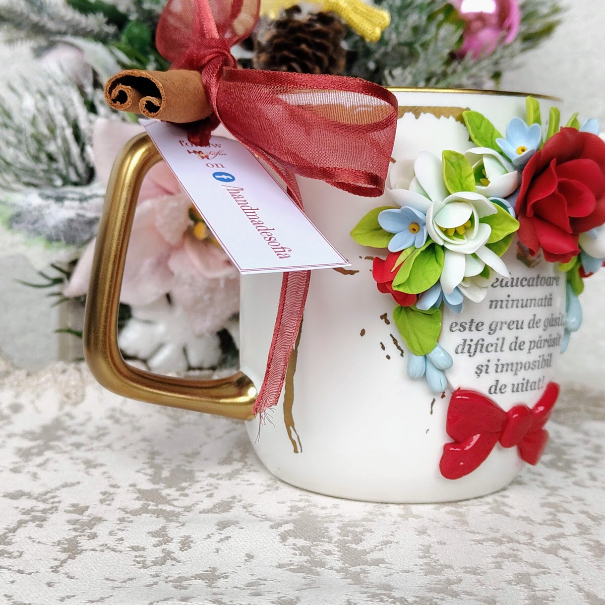 Cadou 8 Martie Educatoare - Cană personalizată