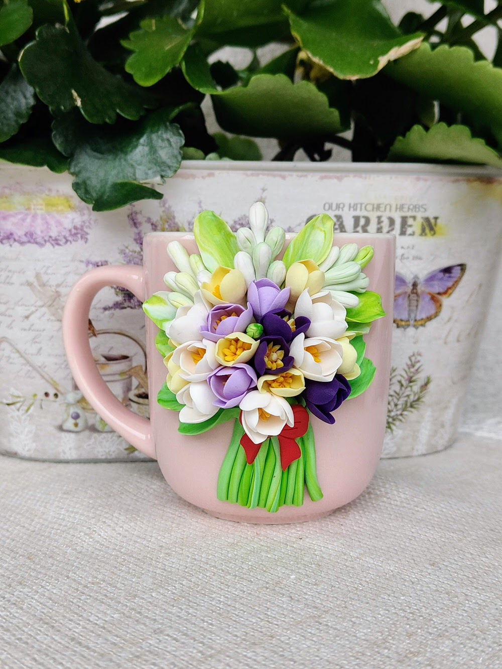 Cană personalizată 3D - model floral