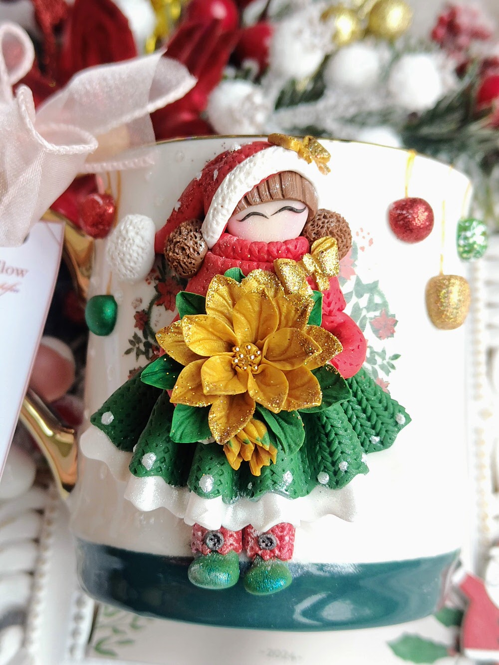 Cană de Crăciun - Merry, soția lui Moș Crăciun | HMSofia