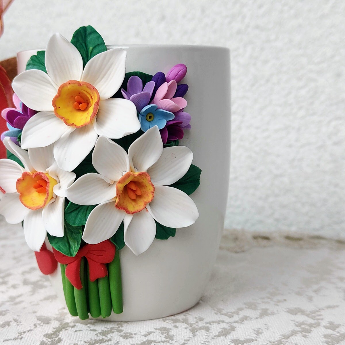 Cană cu design floral